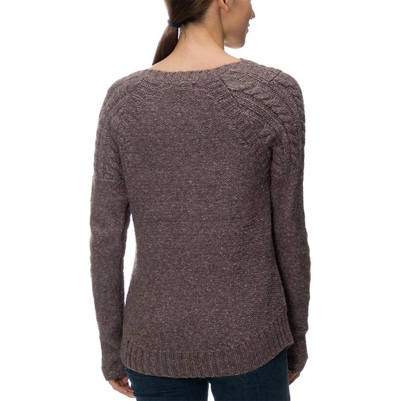 Prana Pia Knit Round Hem Sweater Sz XL - Picture 2 of 9